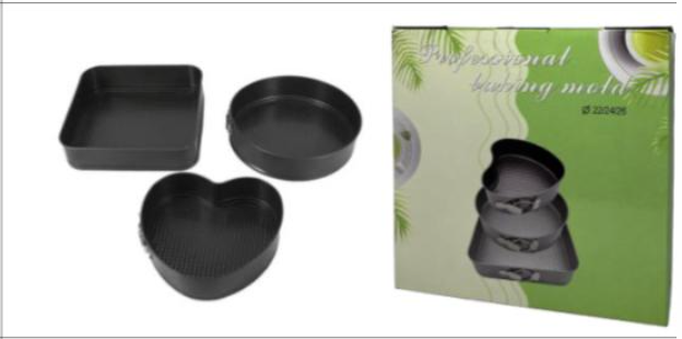 Molde Desmontable x3 figuras